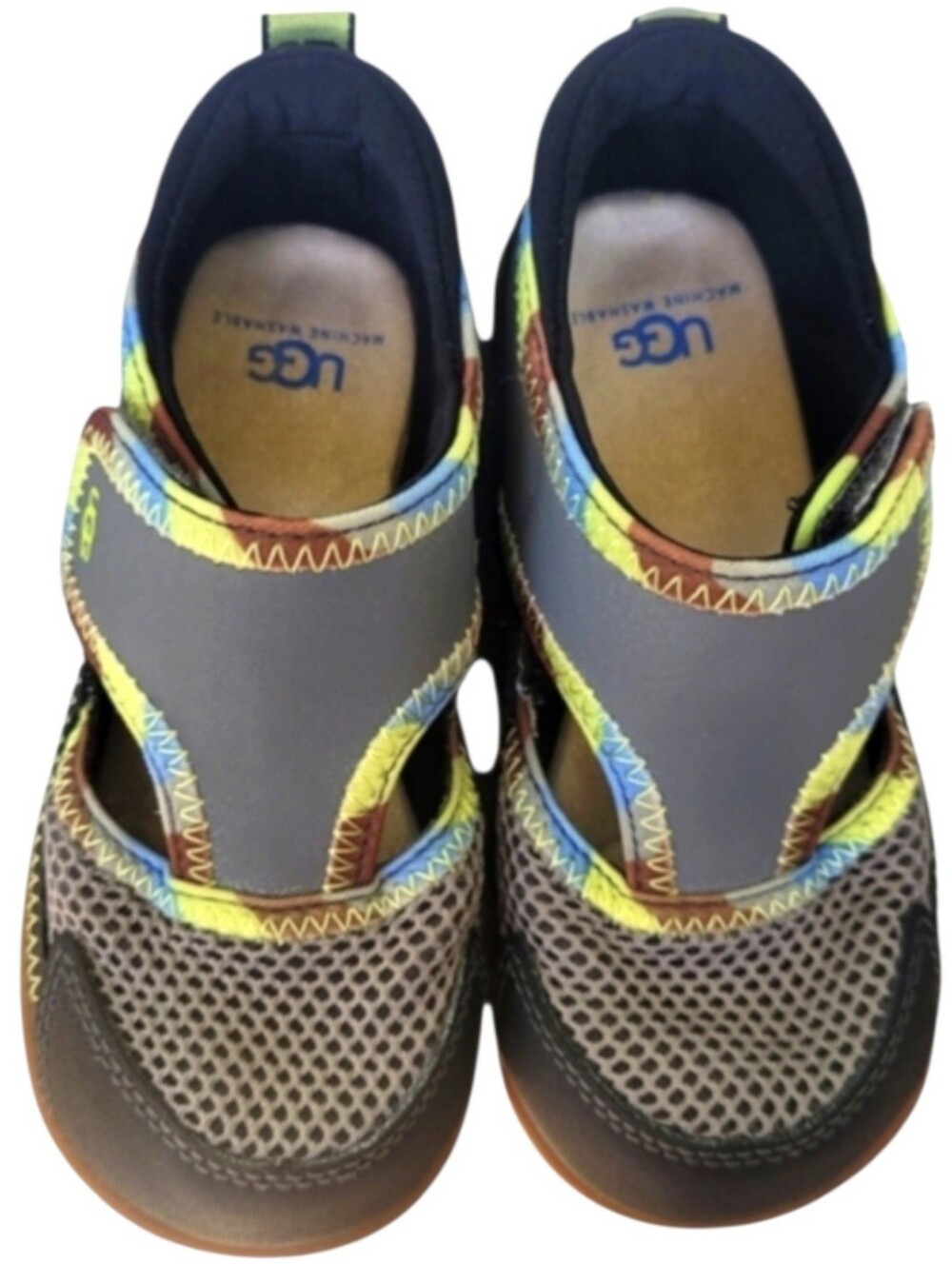 Ugg Delta Closed Toe Water Sandal Blue Multi Size 11 Boy